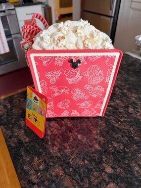 Disney Red & Gold Striped Accessory with Tag